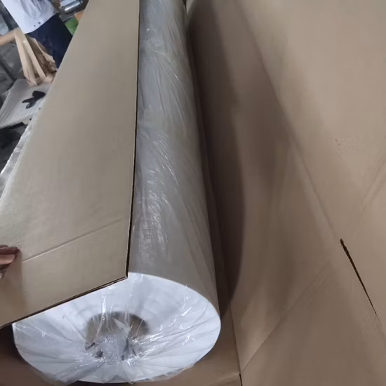 Filme plástico PE branco retardador de chama para embalagem retrátil de construção