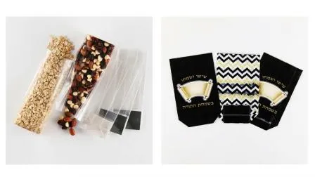 Grau alimentício, alta clareza, impressão personalizada de alto desempenho, PP/OPP Flat Poly Snack/Doces/Doce/Biscoito/Frutas/Bolo/Saco de pão, Saco antibacteriano