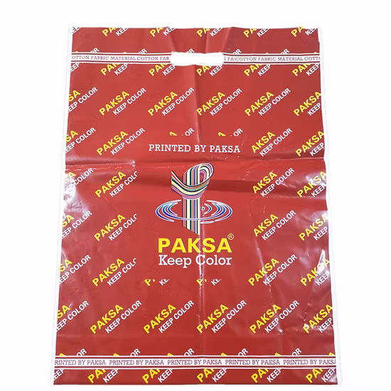 Sacos plásticos cortados e foscos transparentes com alças para mercadorias, varejo, presentes, feiras comerciais